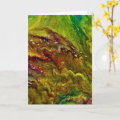 Abstracte kleurenstudie 11, kaart (Gele Bloem)