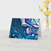 Abstracte kleurenstudie 120, kaart (Gele Bloem)