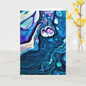 Abstracte kleurenstudie 120, kaart (Gele Bloem)