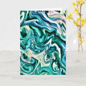 Abstracte kleurenstudie 121, kaart (Gele Bloem)