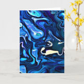 Abstracte kleurenstudie 122, kaart (Gele Bloem)