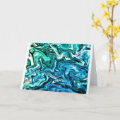 Abstracte Kleurenstudie 123, Kaart (Gele Bloem)