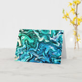 Abstracte kleurenstudie 123, kaart (Gele Bloem)