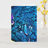 Abstracte kleurenstudie 124, kaart (Gele Bloem)