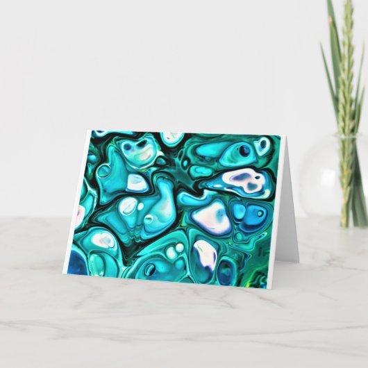 Abstracte kleurenstudie 125, kaart (Voorkant)