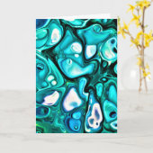 Abstracte kleurenstudie 125, kaart (Gele Bloem)