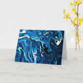 Abstracte kleurenstudie 126, kaart (Gele Bloem)