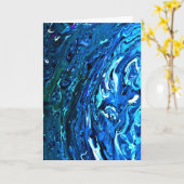 Abstracte kleurenstudie 127, kaart (Gele Bloem)