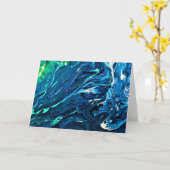 Abstracte kleurenstudie 128, kaart (Gele Bloem)