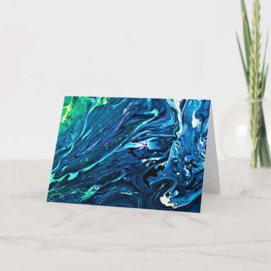 Abstracte kleurenstudie 128, kaart (Voorkant)