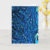 Abstracte kleurenstudie 130, kaart (Gele Bloem)