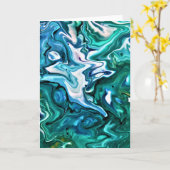 Abstracte kleurenstudie 132, kaart (Gele Bloem)