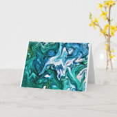 Abstracte kleurenstudie 132-kaart kaart (Gele Bloem)