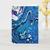 Abstracte kleurenstudie 133, kaart (Gele Bloem)