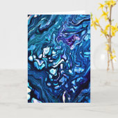 Abstracte kleurenstudie 133, kaart (Gele Bloem)