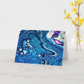 Abstracte kleurenstudie 133, kaart (Gele Bloem)