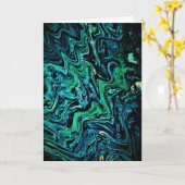 Abstracte kleurenstudie 134, kaart (Gele Bloem)