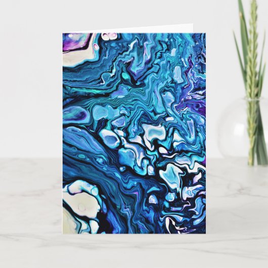 Abstracte kleurenstudie 135, kaart (Voorkant)