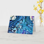 Abstracte kleurenstudie 135, kaart (Gele Bloem)