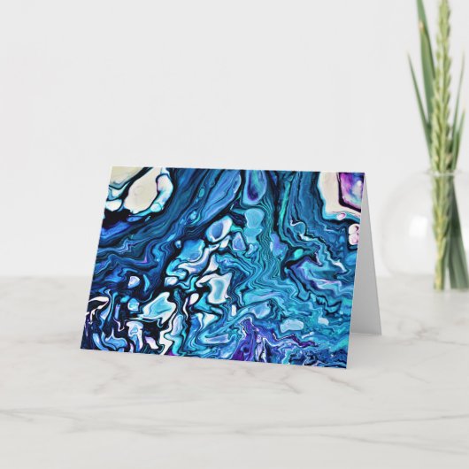 Abstracte kleurenstudie 135, kaart (Voorkant)