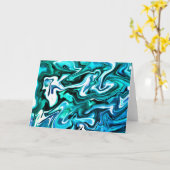 Abstracte kleurenstudie 136, kaart (Gele Bloem)