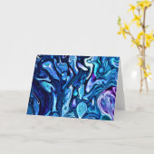 Abstracte kleurenstudie 138, kaart (Gele Bloem)