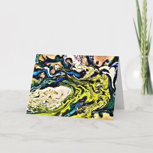 Abstracte kleurenstudie 13, kaart (Voorkant)