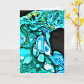 Abstracte kleurenstudie 140, kaart (Gele Bloem)