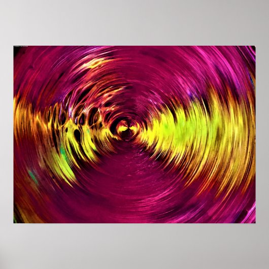 Abstracte kleurenstudie 142; poster (Voorkant)