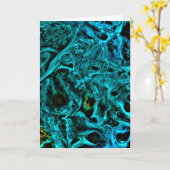 Abstracte kleurenstudie 143, kaart (Gele Bloem)