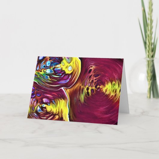 Abstracte kleurenstudie 145, kaart (Voorkant)