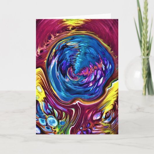 Abstracte kleurenstudie 146, kaart (Voorkant)