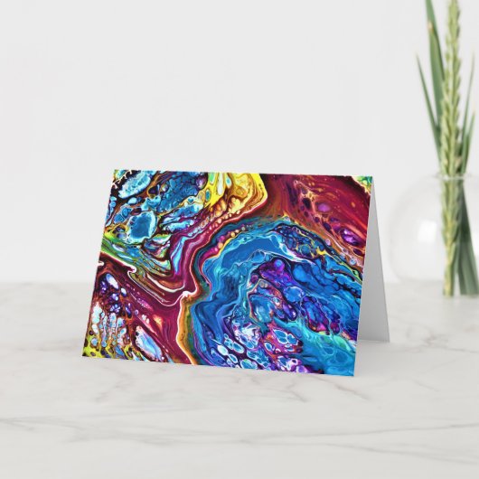 Abstracte kleurenstudie 147, kaart (Voorkant)