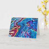 Abstracte kleurenstudie 148, kaart (Gele Bloem)