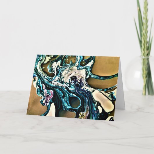 Abstracte kleurenstudie 14, kaart (Voorkant)