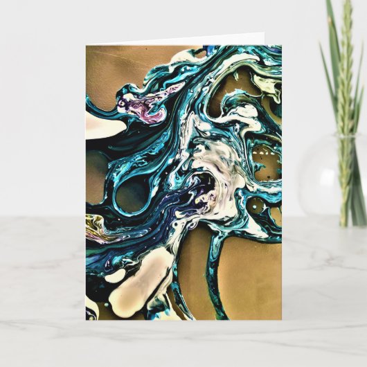 Abstracte kleurenstudie 14, kaart (Voorkant)