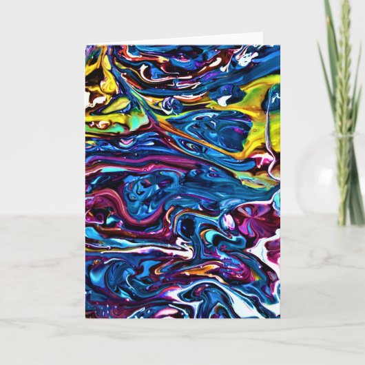 Abstracte kleurenstudie 150, kaart (Voorkant)