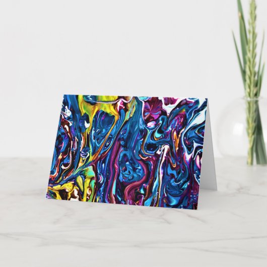 Abstracte kleurenstudie 150, kaart (Voorkant)