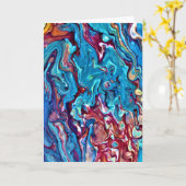 Abstracte kleurenstudie 152, kaart (Gele Bloem)