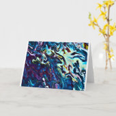 Abstracte kleurenstudie 153, Kaart (Gele Bloem)