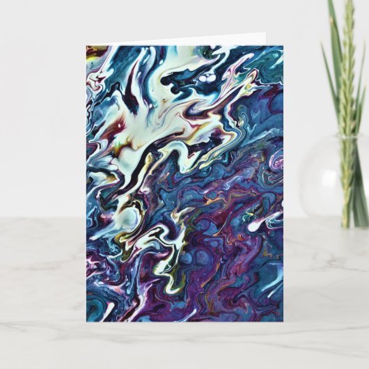 Abstracte kleurenstudie 153, kaart (Voorkant)