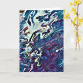 Abstracte kleurenstudie 153, kaart (Gele Bloem)