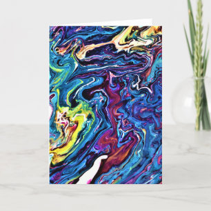 Abstracte kleurenstudie 154, kaart