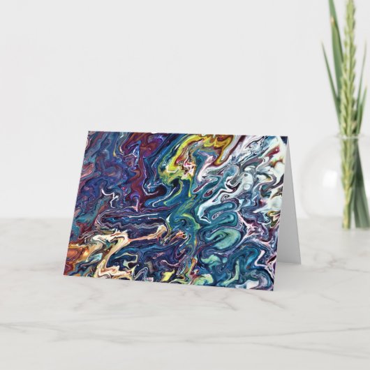 Abstracte kleurenstudie 155, kaart (Voorkant)