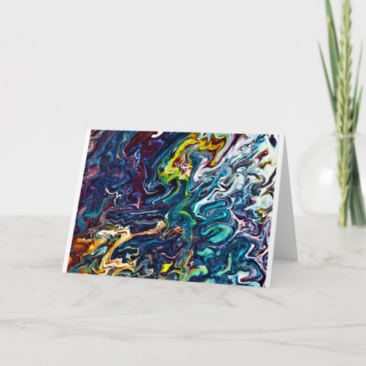 Abstracte kleurenstudie 155, Kaart (Voorkant)