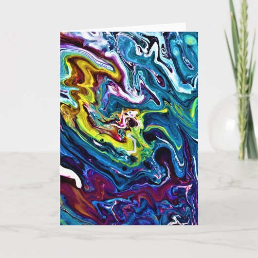 Abstracte kleurenstudie 156, kaart (Voorkant)