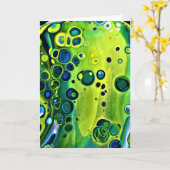 Abstracte kleurenstudie 158, kaart (Gele Bloem)