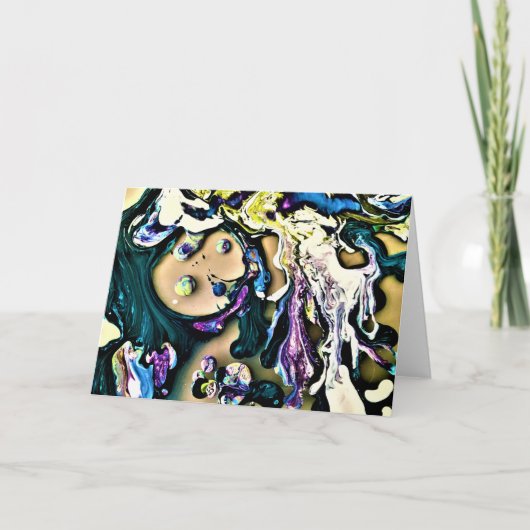 Abstracte kleurenstudie 15, kaart (Voorkant)