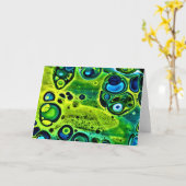 Abstracte kleurenstudie 160, kaart (Gele Bloem)