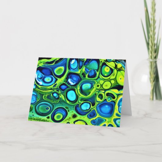 Abstracte kleurenstudie 161, kaart (Voorkant)